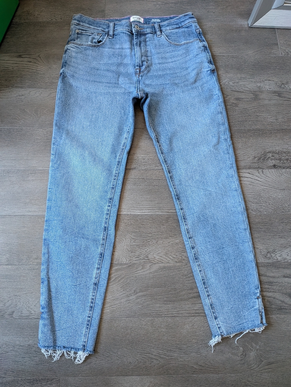 kenzie Light Blue High-Rise Straight Leg Jeans